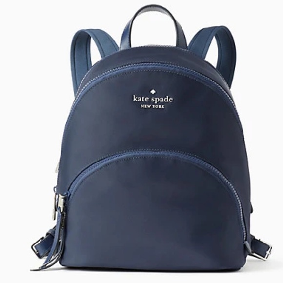 kate spade Handbags - NWT Auth Kate Spade Medium Navy Nylon Backpack